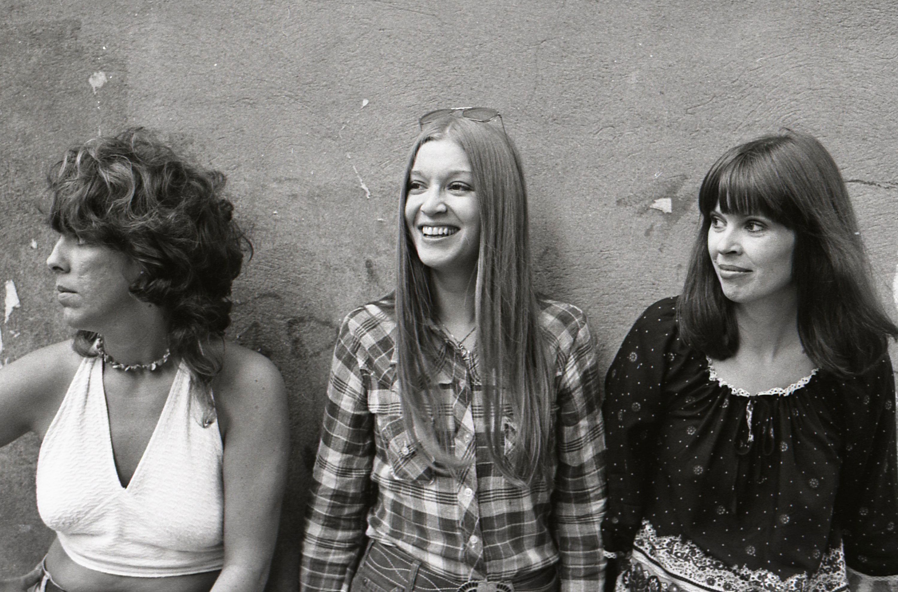 Mary Weiss is pictured with The Shangri-Las circa 1977.