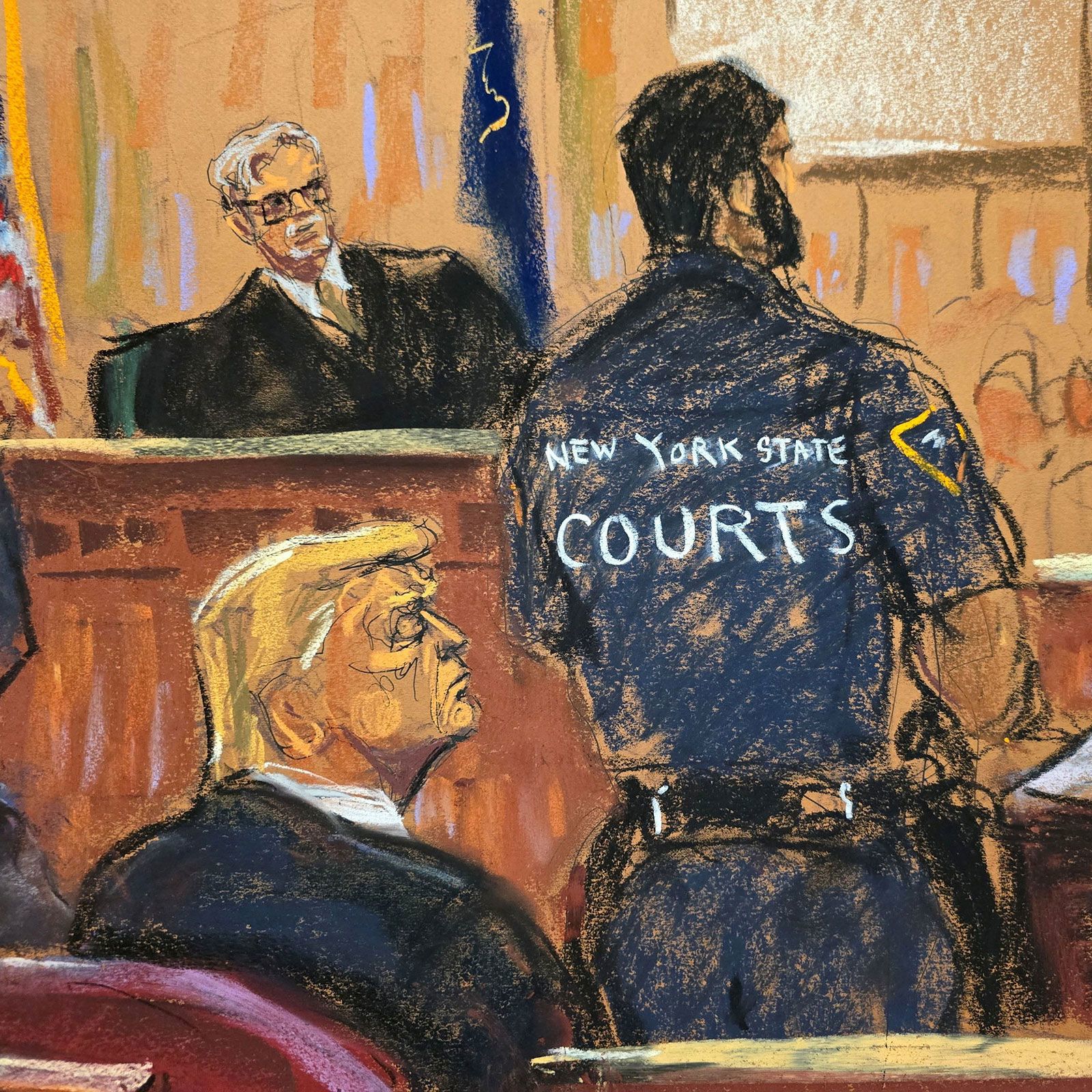 Before the historic and unprecedented guilty verdict was delivered against Donald Trump, the former president appeared to be the most relaxed he'd been since his hush money trial began in April.