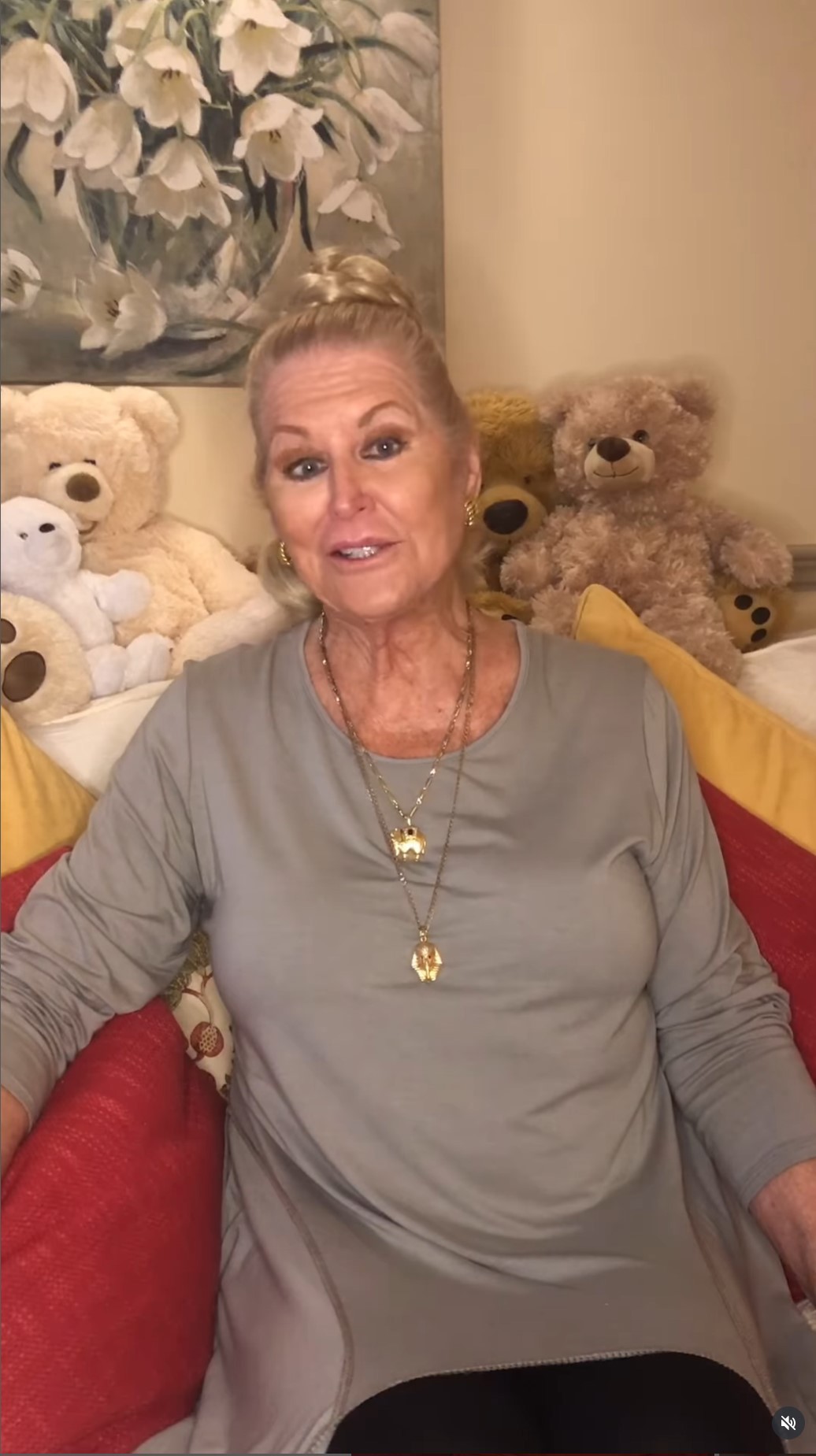 Kim Woodburn in her last video to her fans