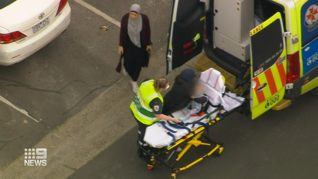 The grandfather of an 11-month-old injured after a car slammed into a family daycare office in Melbourne's north, says she's bruised but okay. 