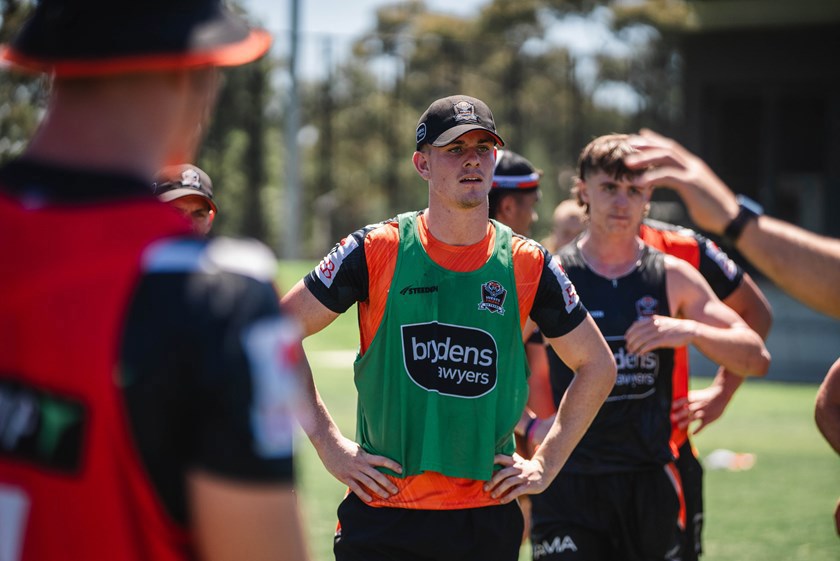 Wests Tigers young gun Lachlan Galvin.
