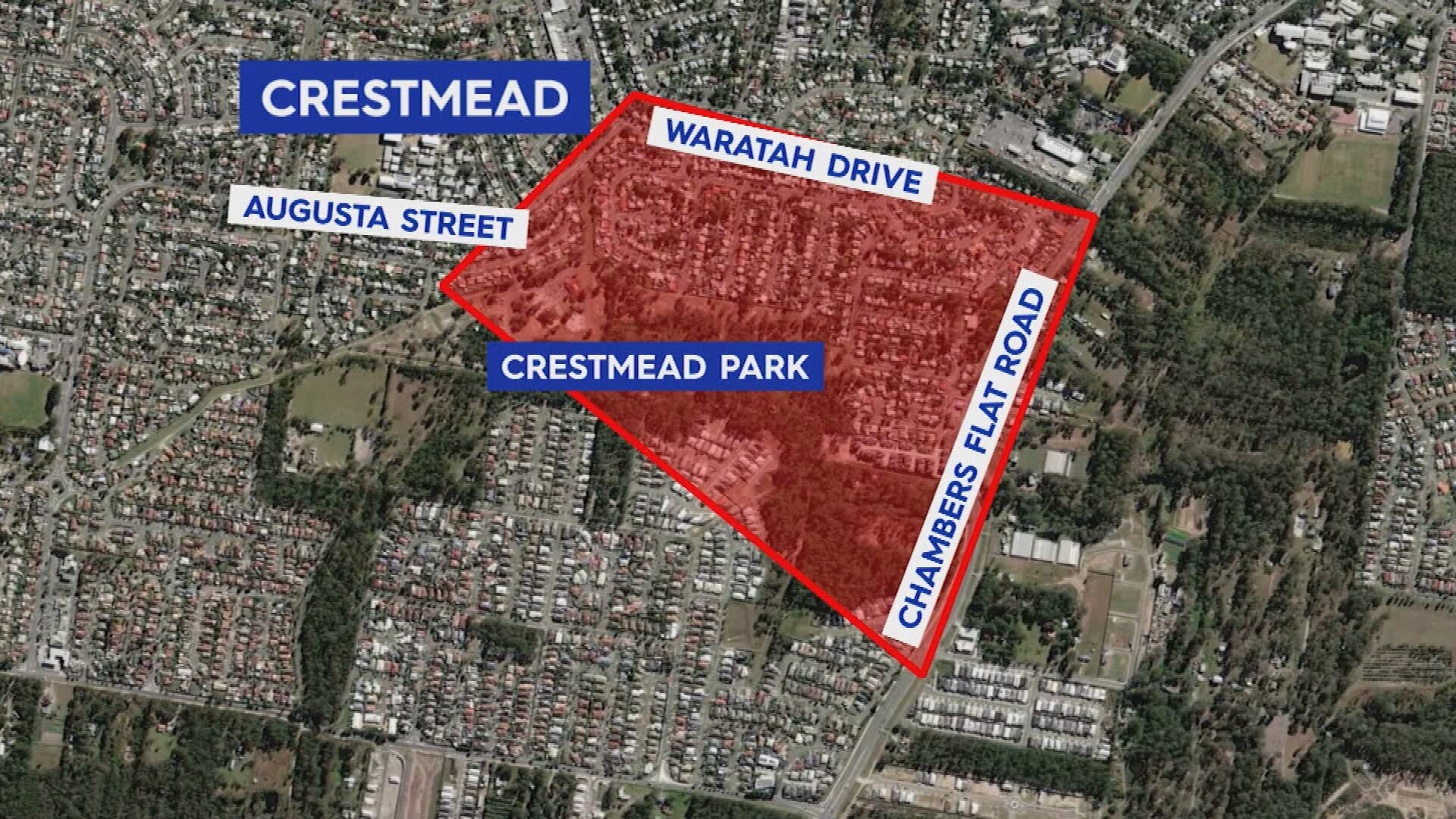 Polair tracked the Cerato to a property in Bix Court, Creastmead where an exclusion zone was ﻿established after an emergency declaration was made under the Public Safety Preservation Act. 