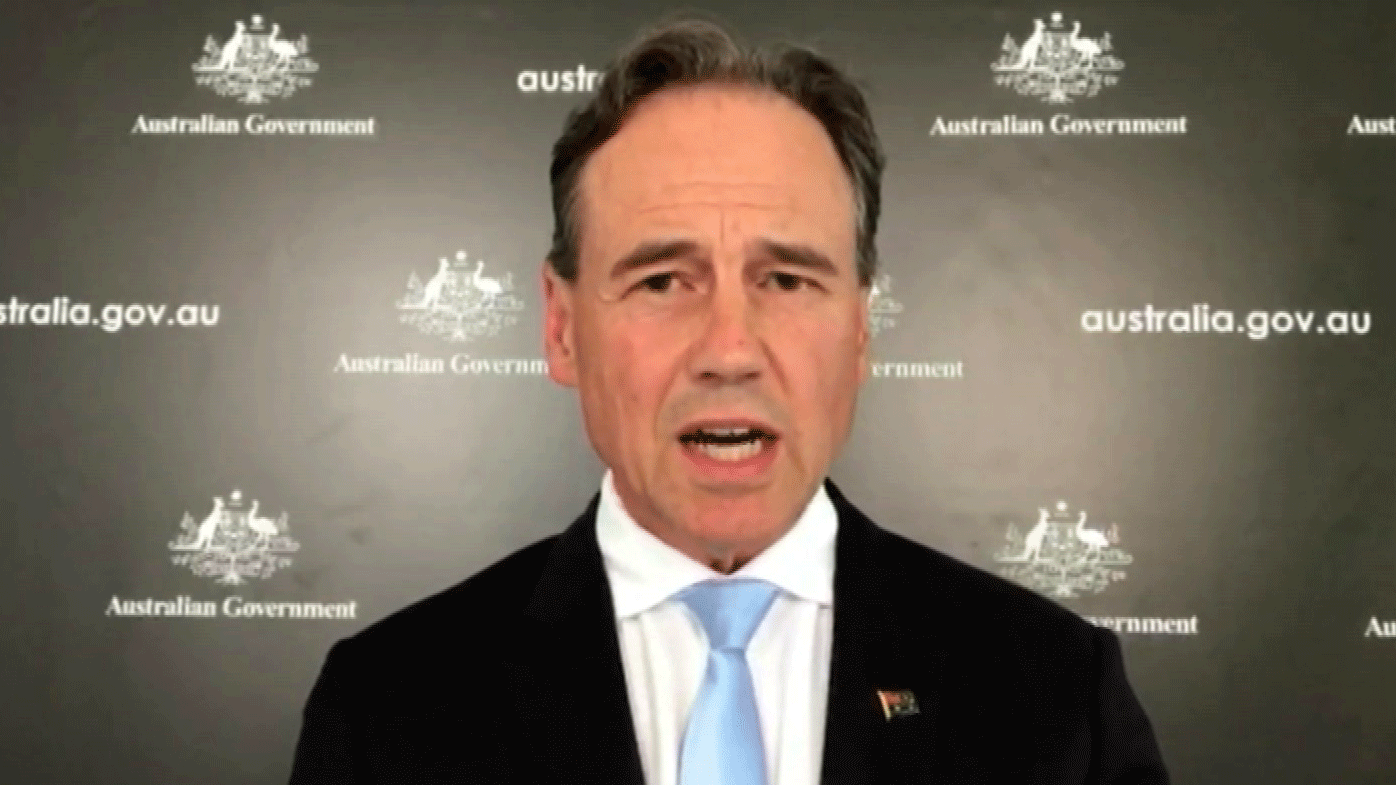 Earlier Health Minister Greg Hunt said of Mr Christensen's remarks, "I would flatly plainly disagree with anyone who said that".