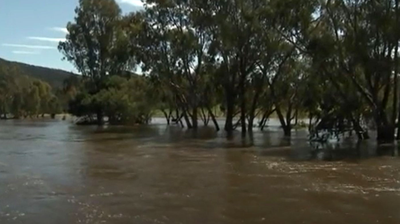 Floodwaters in NSW Central West