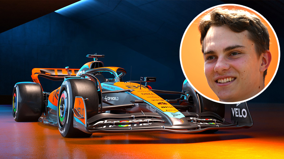 Oscar Piastri and his new McLaren MCL60