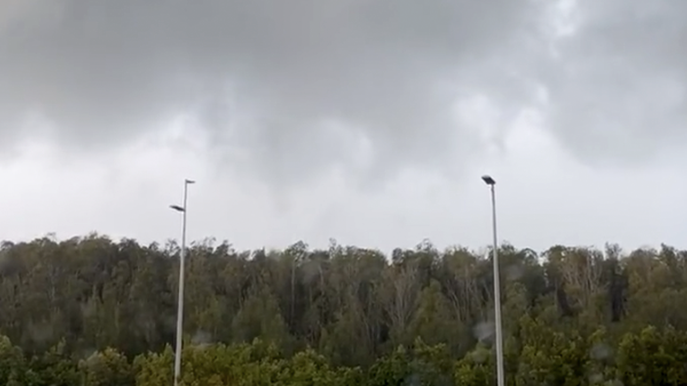 Possible tornado or waterspout in Queensland on October 22