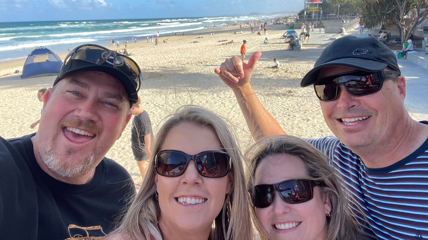 New Zealand survivors of Gold Coast helicopter crash -  Edward Swart, Marle Swart, Riaan Steenberg, Elmarie Steenberg - praised "our hero" pilot for landing the helicopter "through all the chaos" and thanked Aussies for their "mateship in action" following the "traumatic experience".