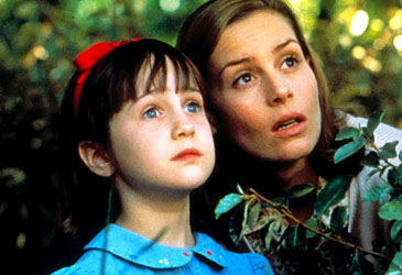 Mara Wilson and Embeth Davidtz in Matilda (Sony)