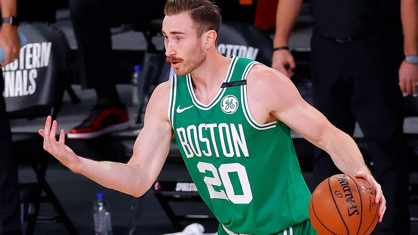 Gordon Hayward is reportedly set to walk from the final year of his contract at Boston. (Getty)