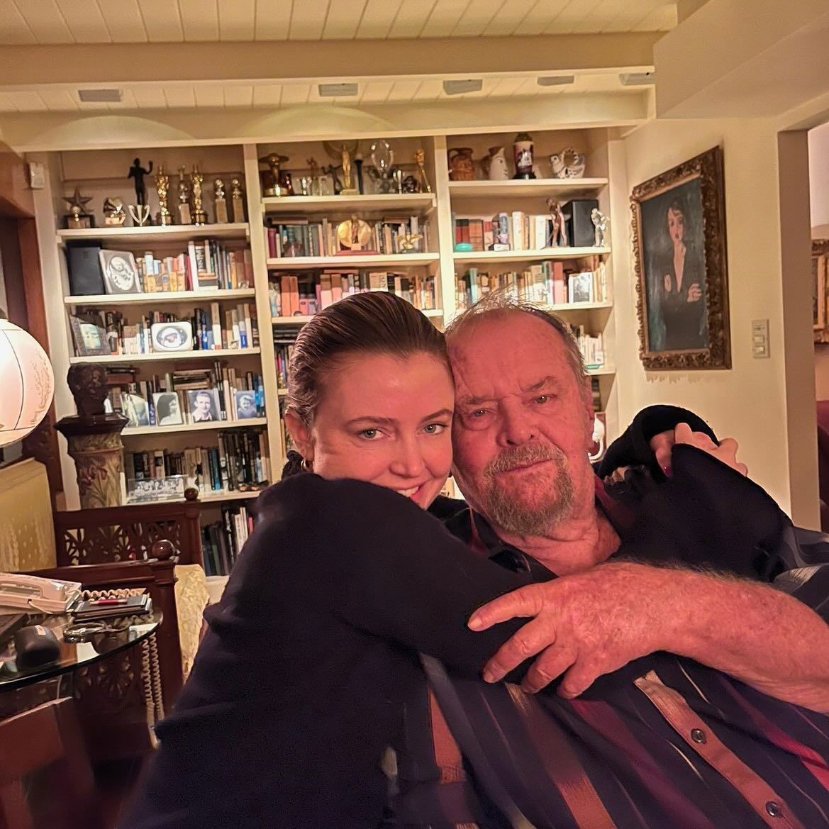 Lorraine Nicholson and Jack Nicholson