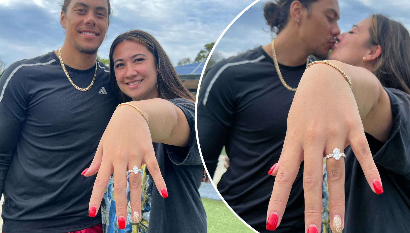 Jarome Luai and Bailey Paris Toleafoa