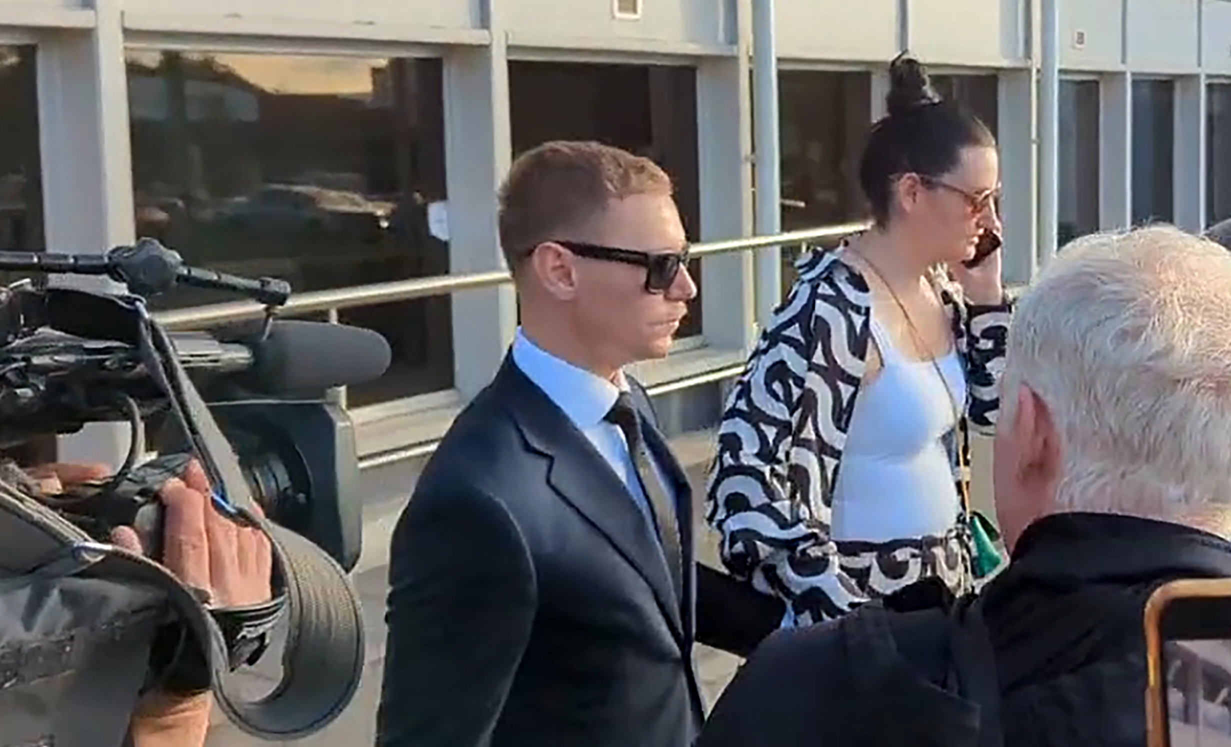 Timothy Trautsch departs Penrith District Court at Sydney, Thursday, July 10, 2025.