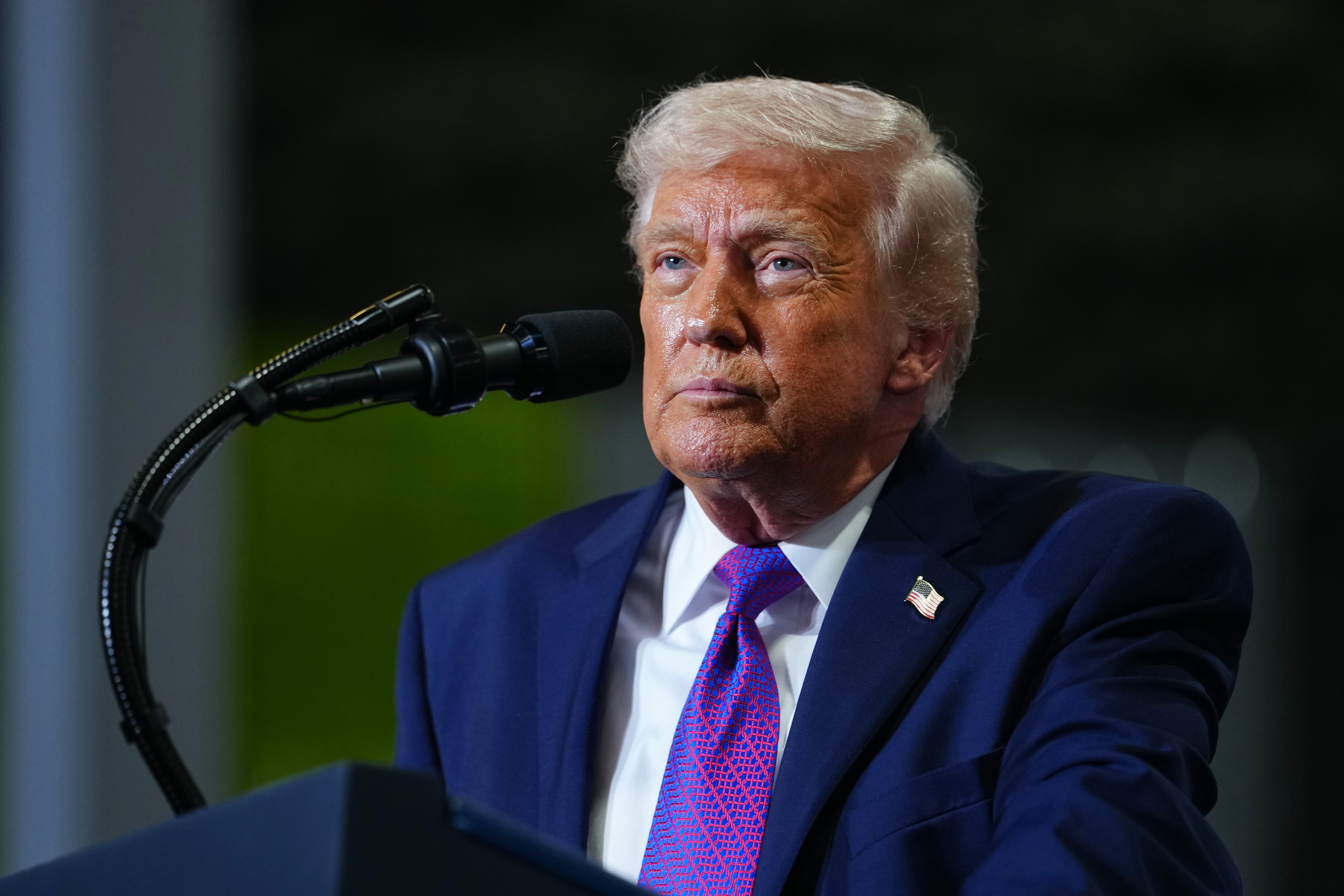 President Donald Trump has not given a straight answer on his intentions in Iran.