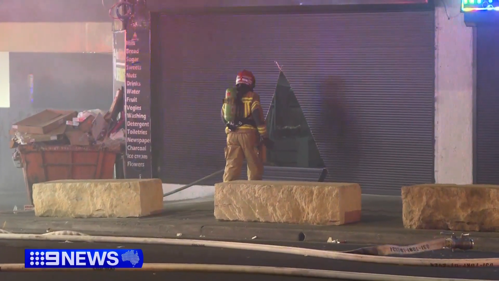Sydney supermarket firebombed 