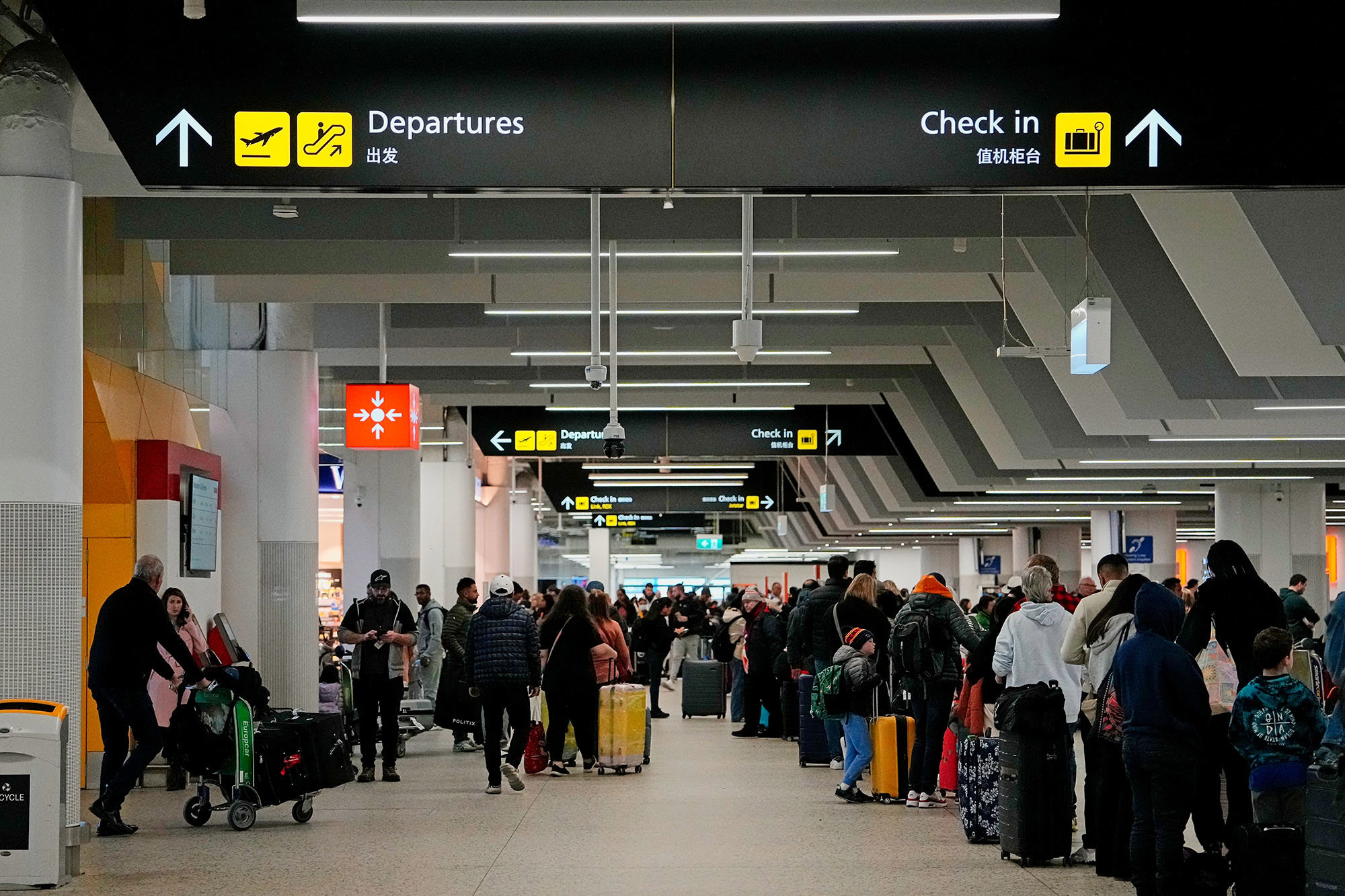 Travel delays at Melbourne airport.