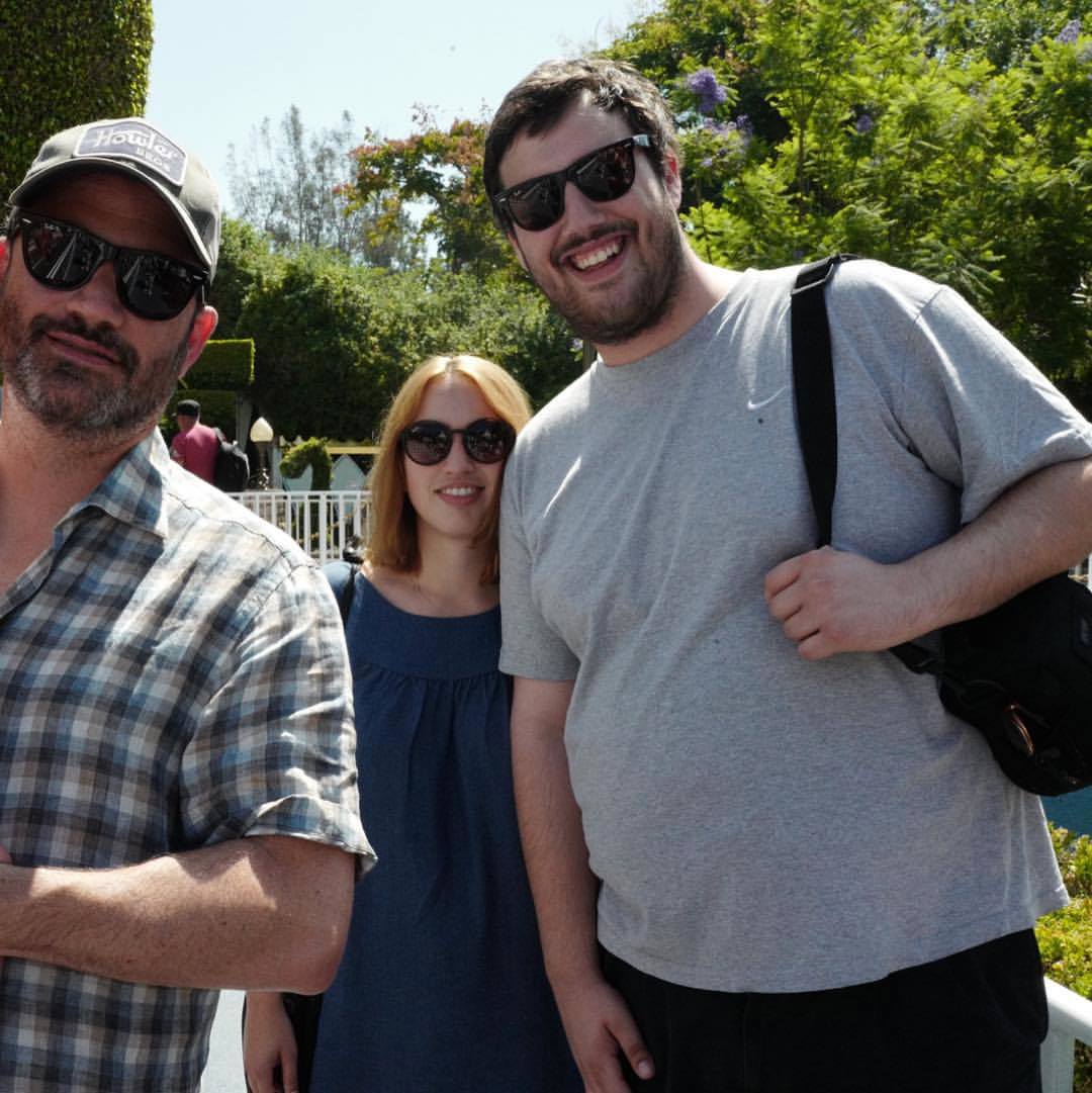Jimmy Kimmel with his kids Katie and Kevin