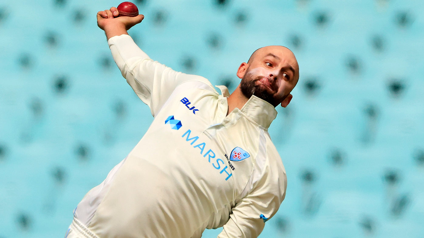  Nathan Lyon playing Shield cricket earlier in 2021.