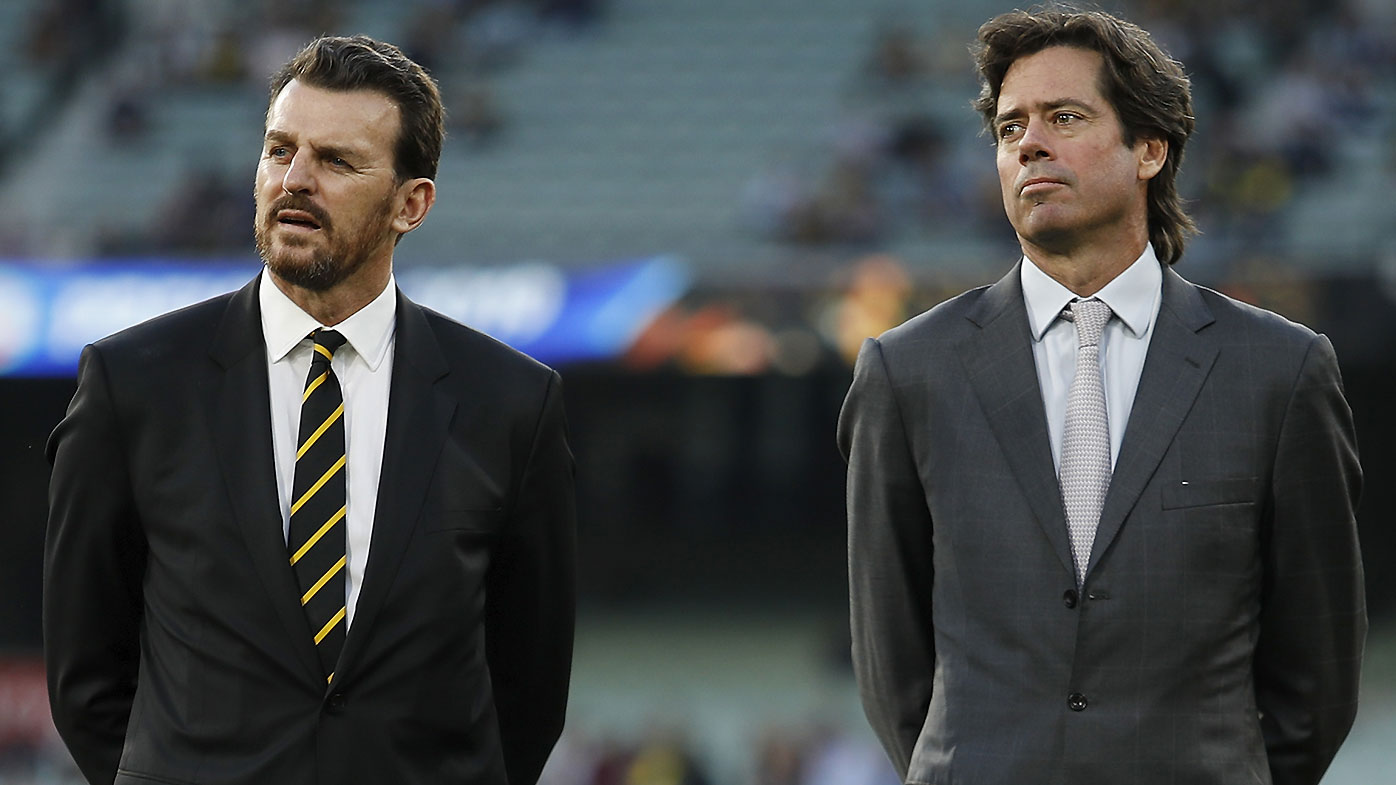 Brendon Gale and Gillon McLachlan