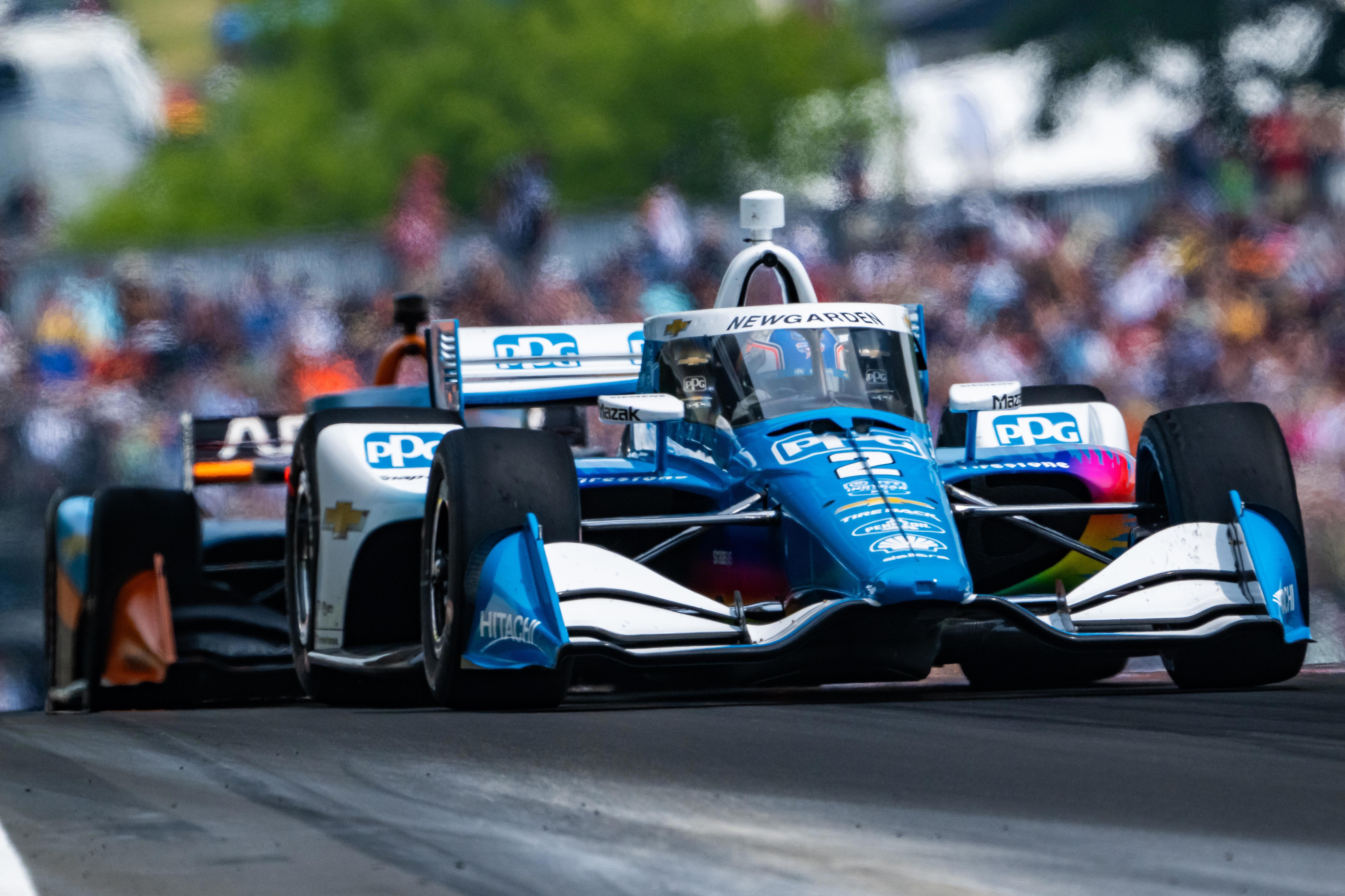 Josef Newgarden sits third in the IndyCar Series after eight races.