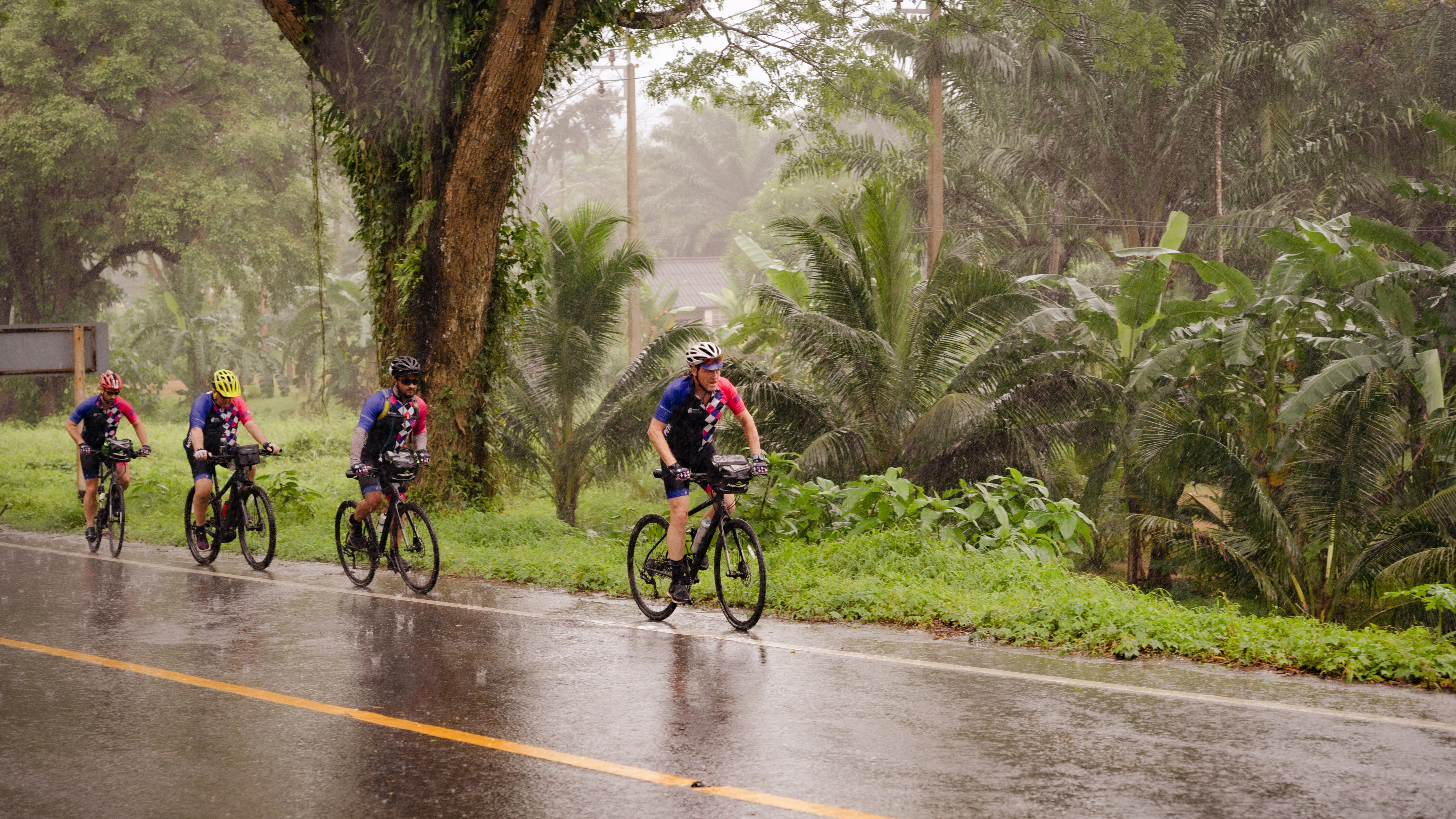 Hands Across the Water generates a large proportion of its fundraising through its regular charity bike rides with Australian participants.