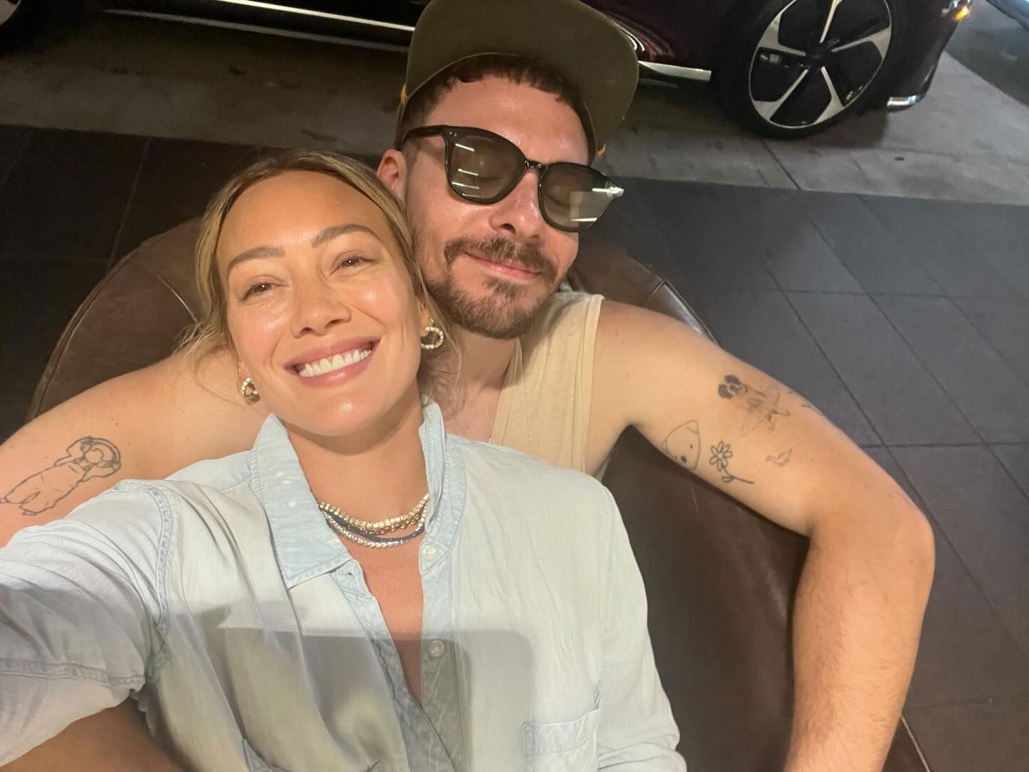 Hilary Duff and husband Matthew Kone