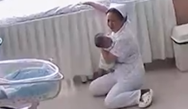Nurses at a maternity center in China's Yunnan Province rushed to protect newborn babies as tremors from Myanmar's deadly earthquake shook the region on Friday.