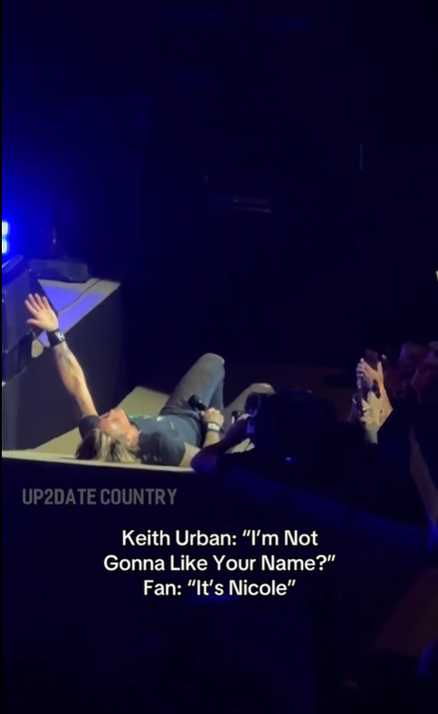 Keith Urban helps fan announce pregnancy during concert