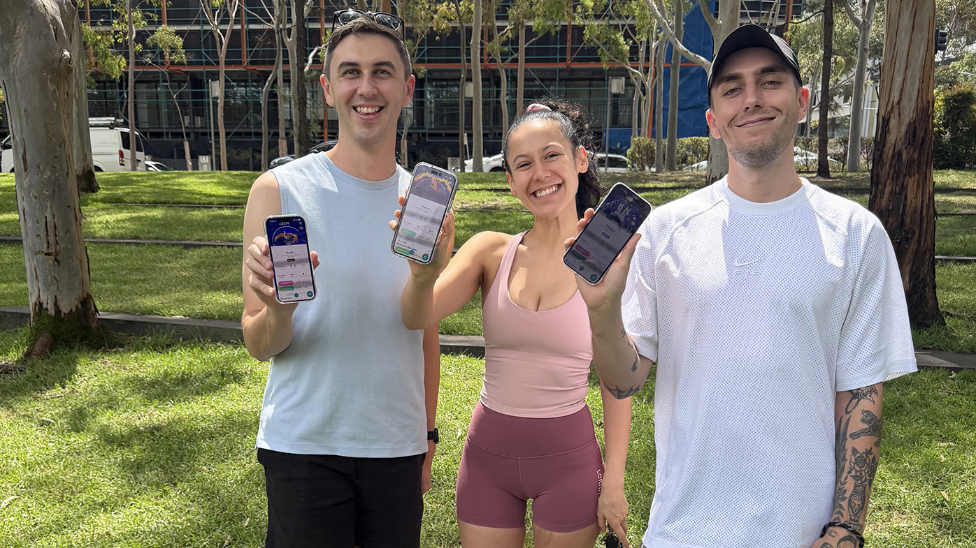 Mitch (right) got back into Pokémon GO a few years ago and has convinced several friends to jump on the bandwagon.