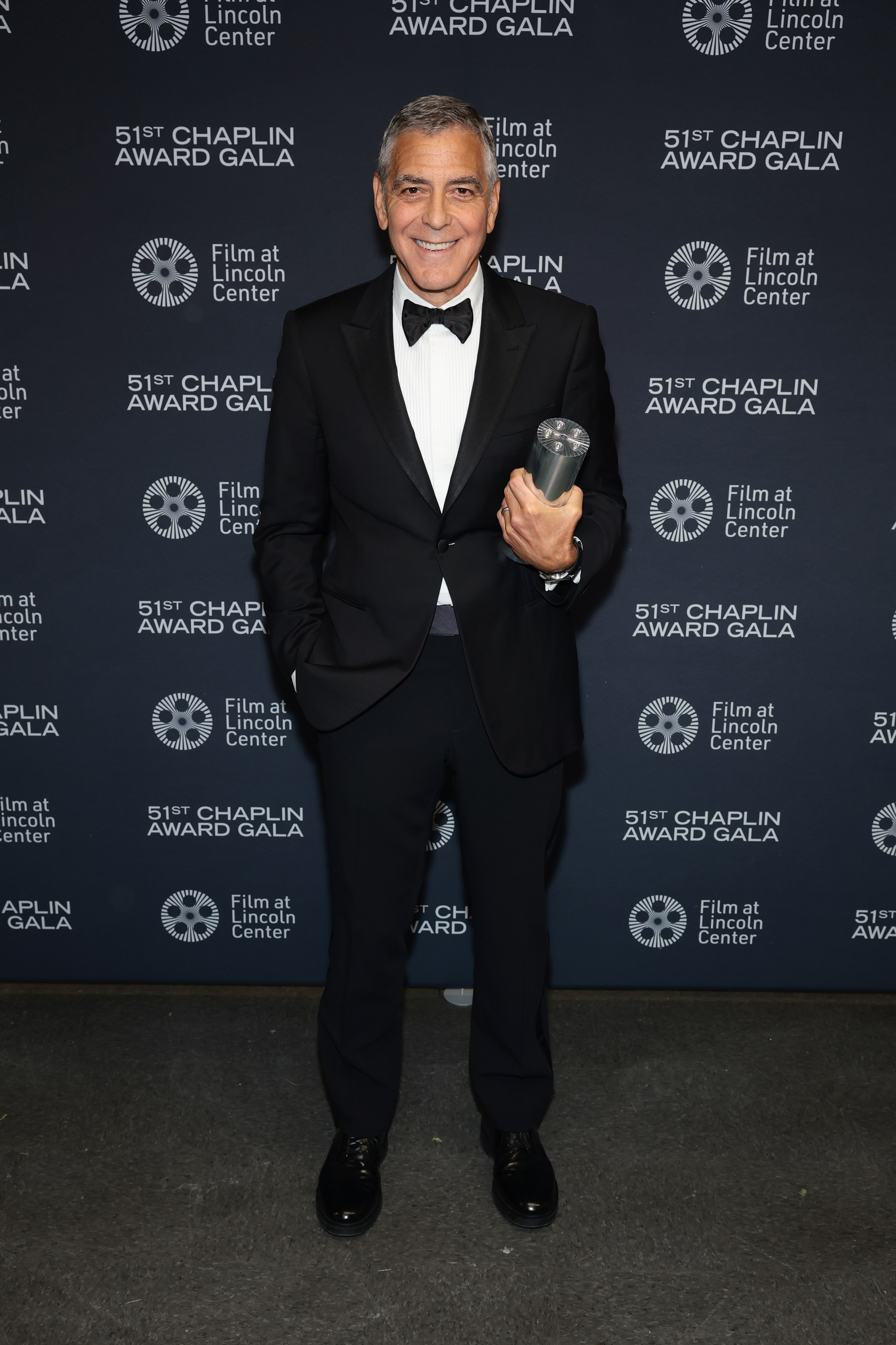  George Clooney attends the 51st Chaplin Award Gala honoring George Clooney at Alice Tully Hall, Lincoln Center on April 27, 2026 in New York City.  (Photo by Dimitrios Kambouris/Getty Images for FLC)