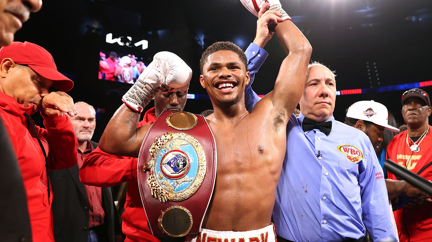 Shakur Stevenson is victorious as he defeats Jamel Herring for the WBO world junior lightweight championship 