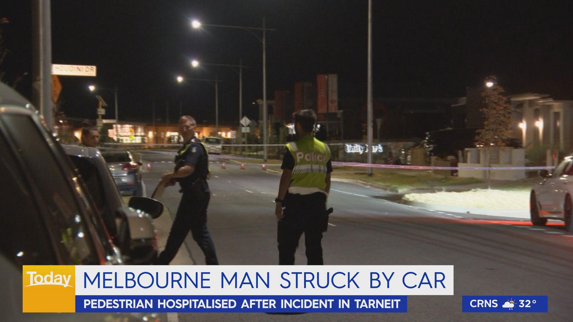 Man hit by car after collapsing on suburban road in Melbourne