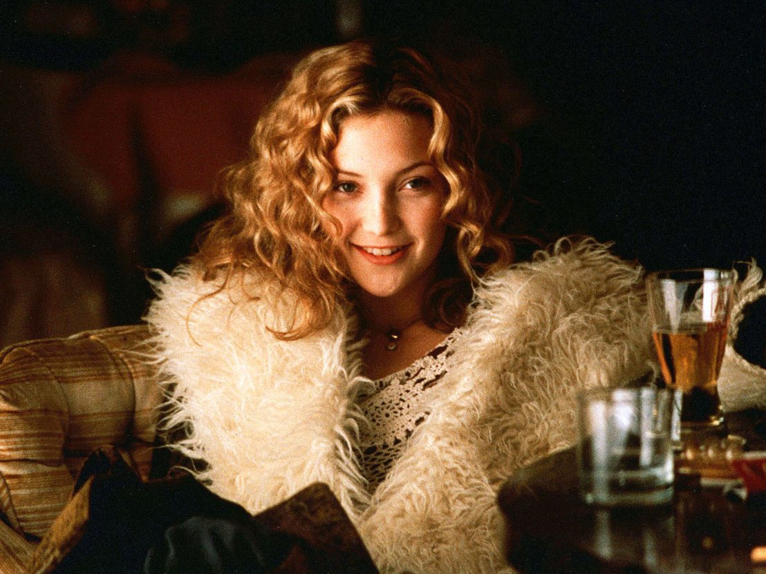 Kate Hudson as Penny Lane in Almost Famous. Hudson was nominated for Best Supporting Actress at the Oscars for her performance, and won the award at the Golden Globes.