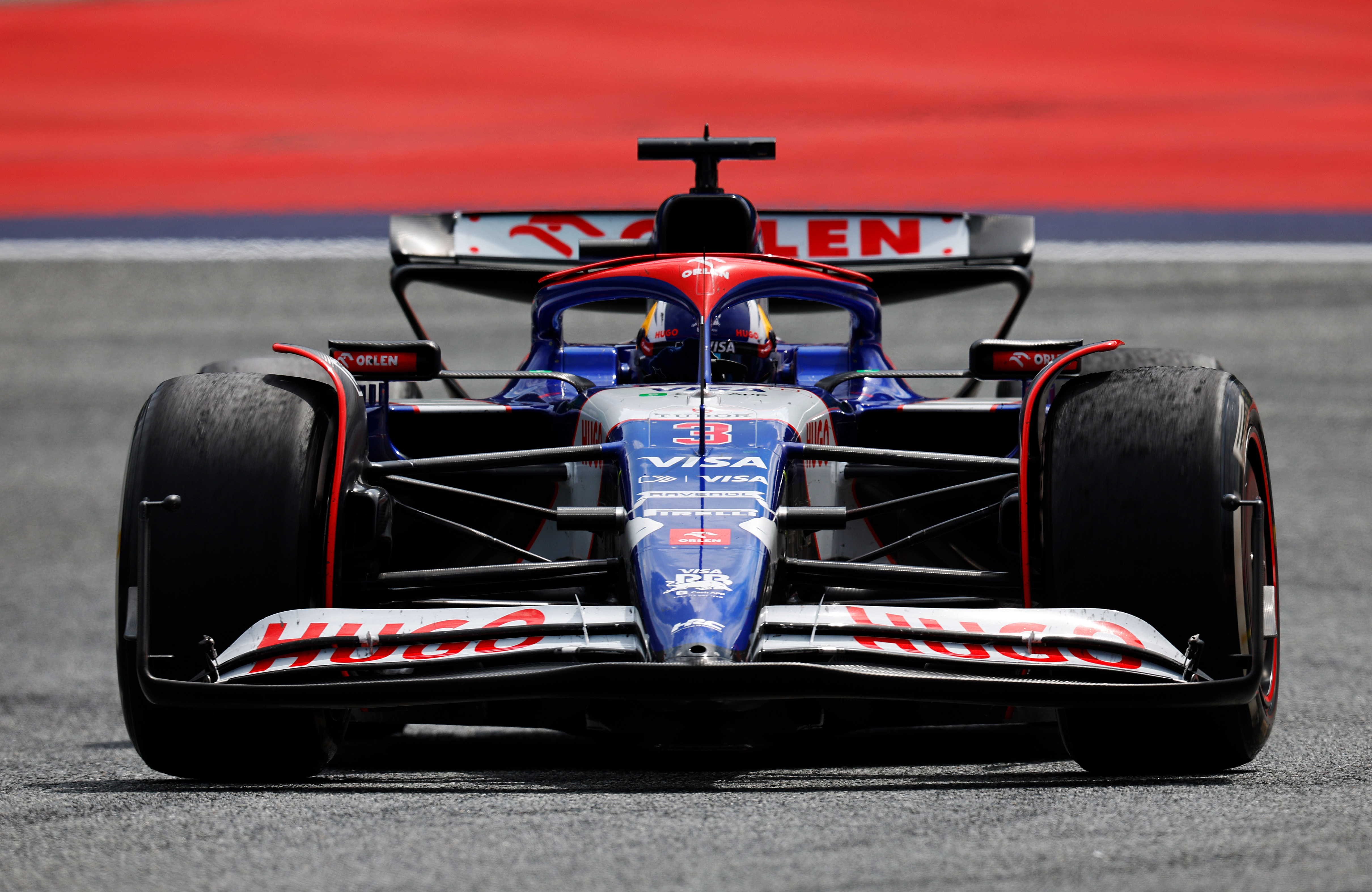 Daniel Ricciardo of Australia driving the (3) Visa Cash App RB VCARB 01 on track during the F1 Grand Prix of Austria at Red Bull Ring on June 30, 2024 in Spielberg, Austria. (Photo by Chris Graythen/Getty Images)