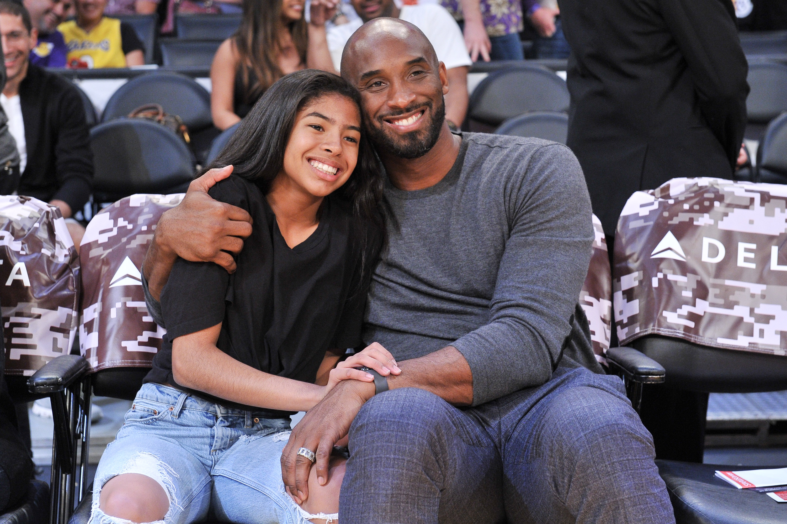 Kobe Bryant and his daughter Gianna Bryant 