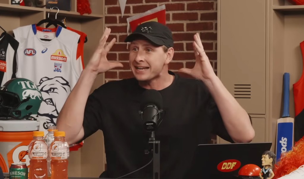 Dan Gorringe rants at the media.