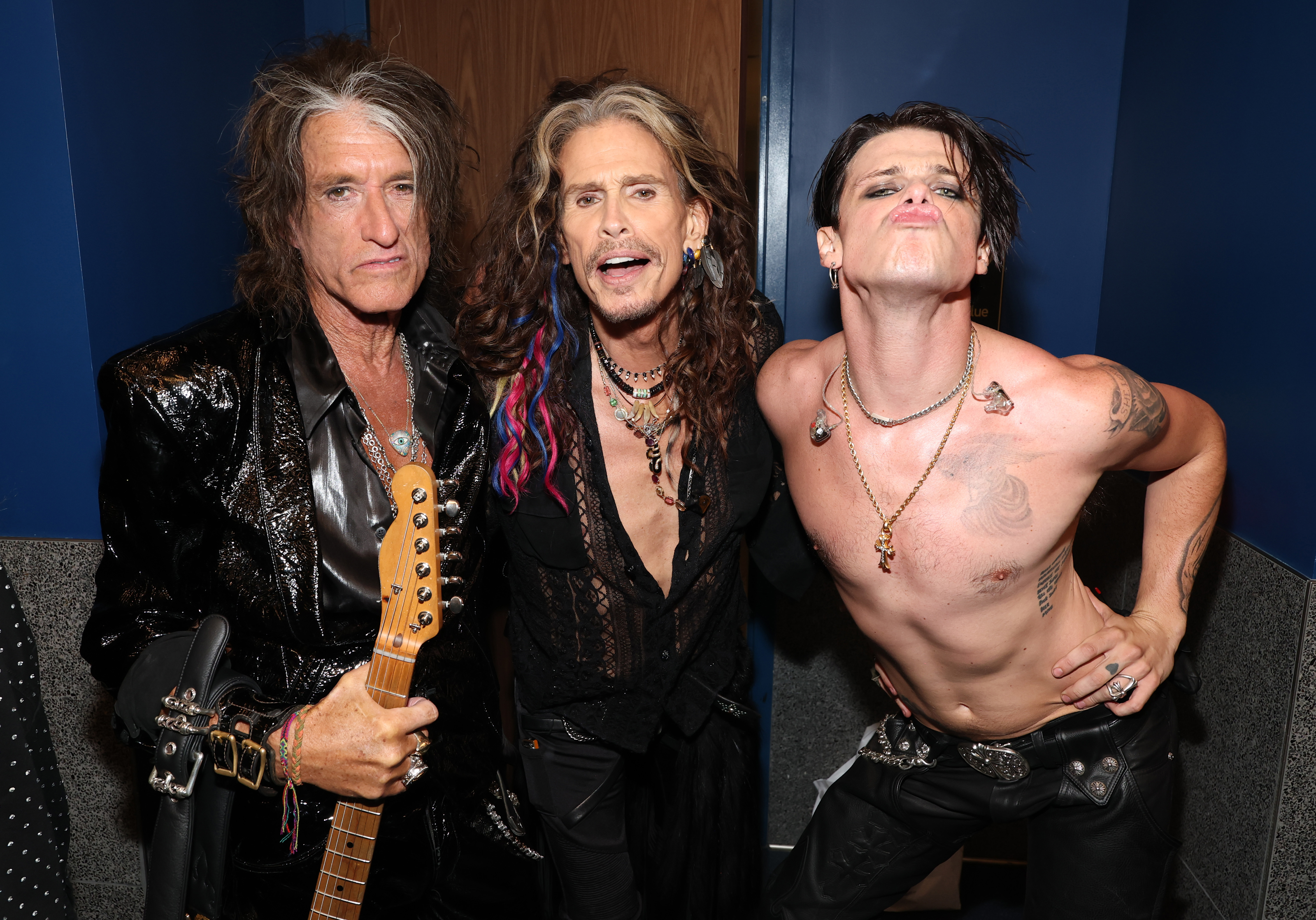 Yungblud, Steven Tyler and Joe Perry
