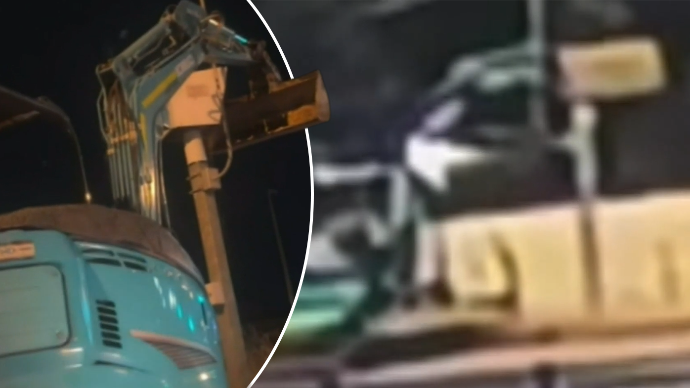 CCTV captures bizarre move to block speed camera 