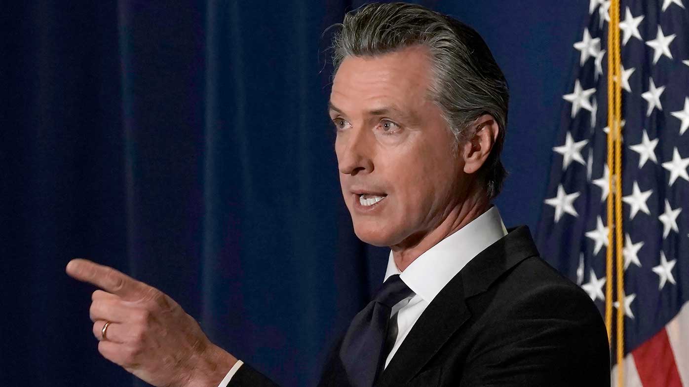 El gobernador de California, Gavin Newsom.