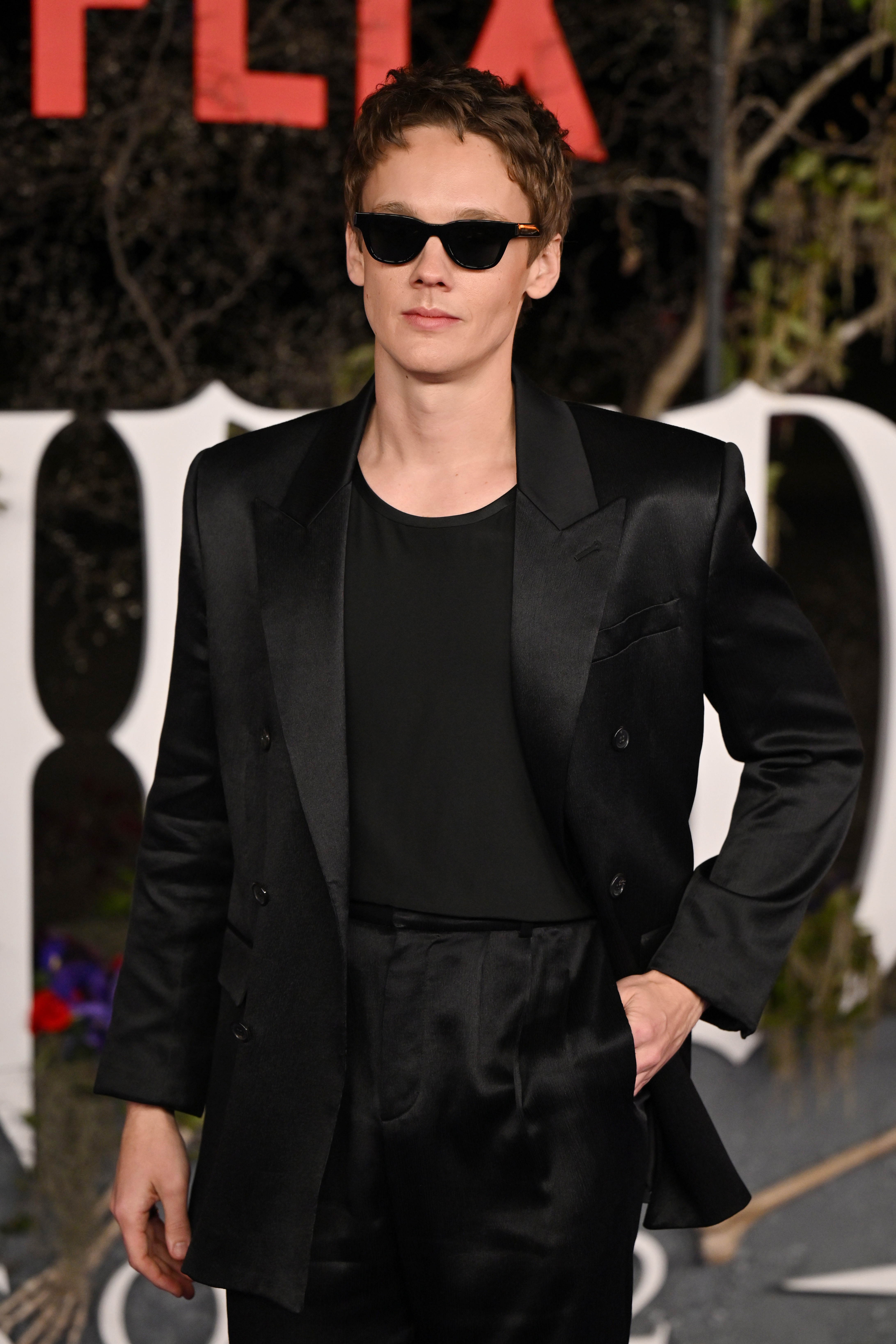 Hunter Doohan attends the "Wednesday" S2, Part 2 'Wednesday Island Fan Event' on Cockatoo Island on August 16, 2025 in Sydney, Australia. (Photo by Hanna Lassen/Getty Images for Netflix)