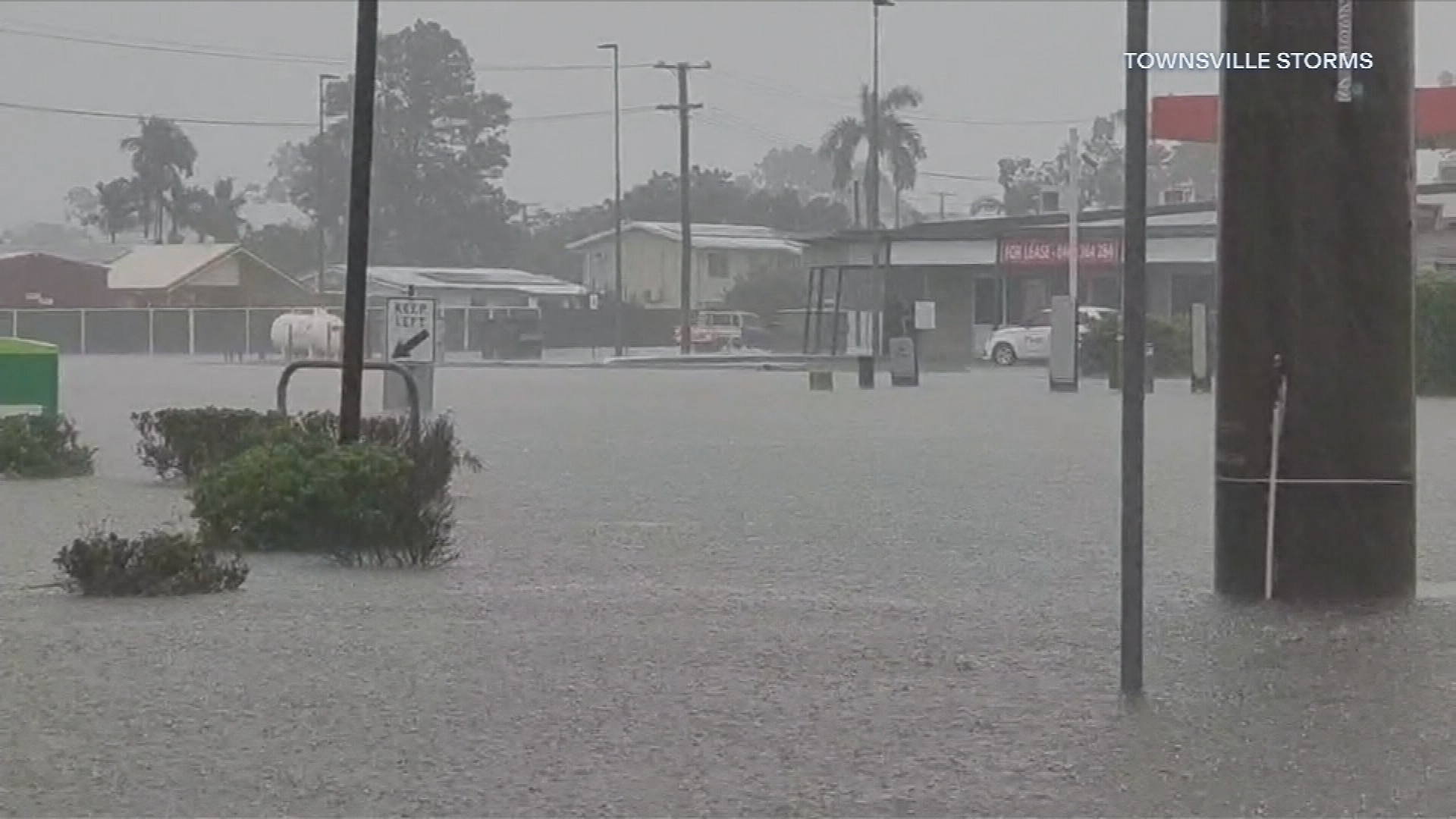 Townsville experienced excess rainfall of up to 200mm yesterday which put some parts of the region underwater.