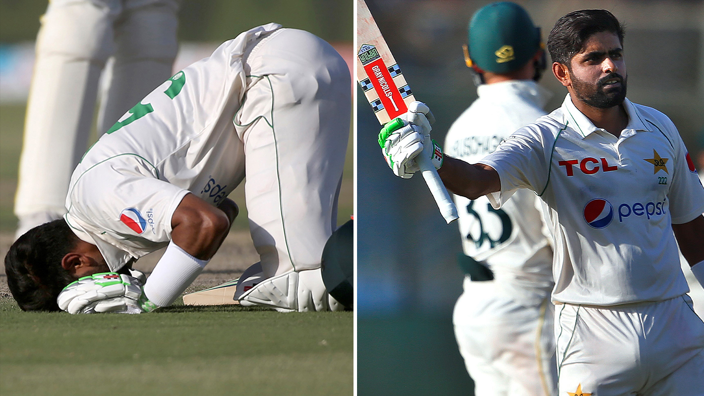Pakistán v Australia cricket 2022, segunda prueba, día cuatro, puntajes: siglo Babar Azam