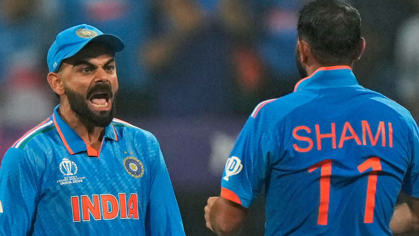 Virat Kohli (left) and Mohammed Shami.