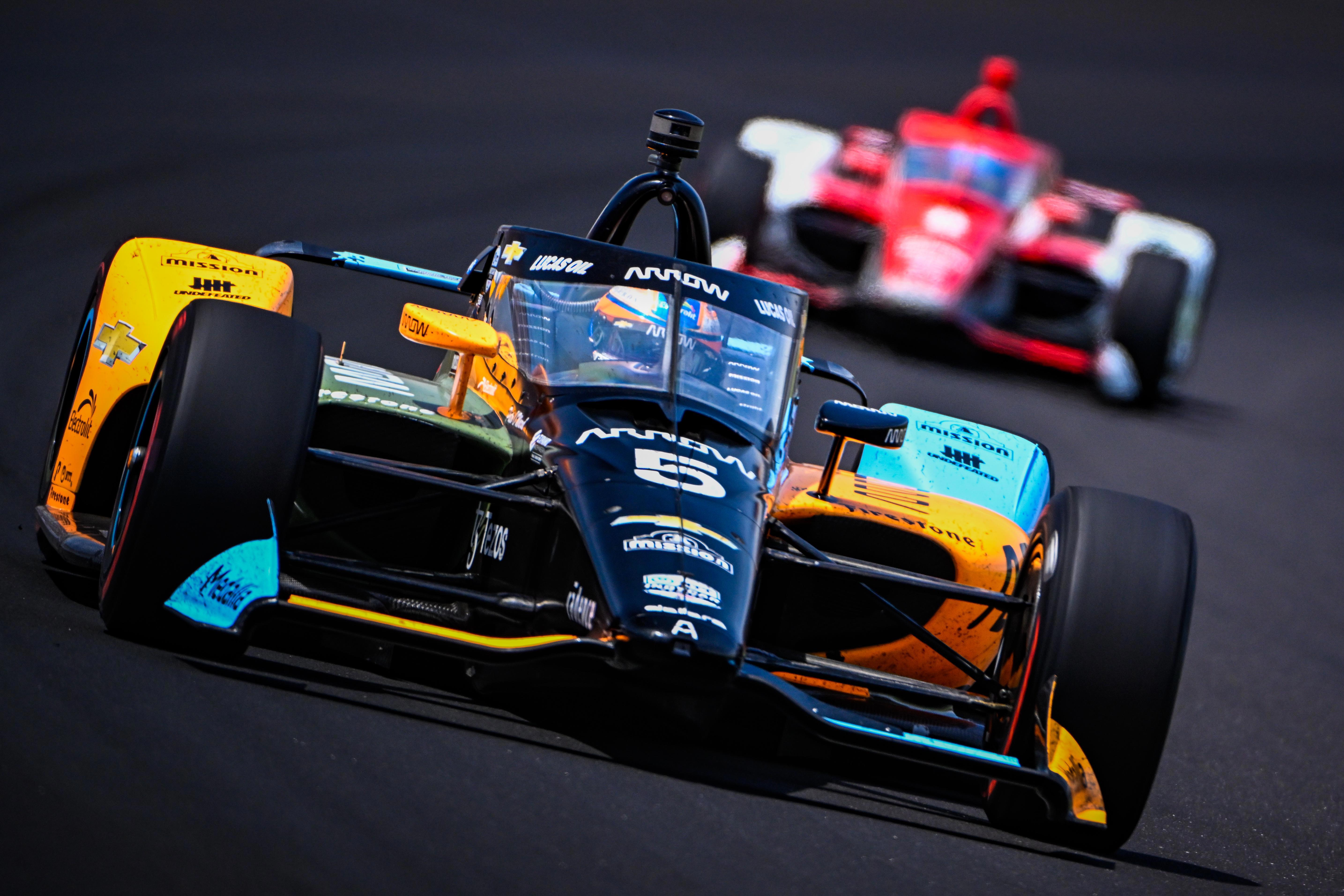 Pato O'Ward finished second in the 2022 Indianapolis 500 for McLaren.