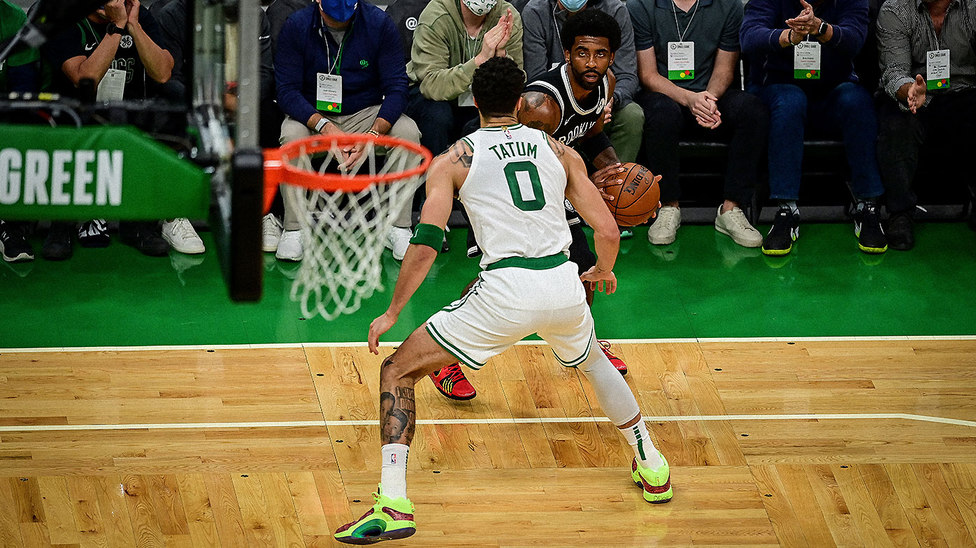 Jayson Tatum and Kyrie Irving