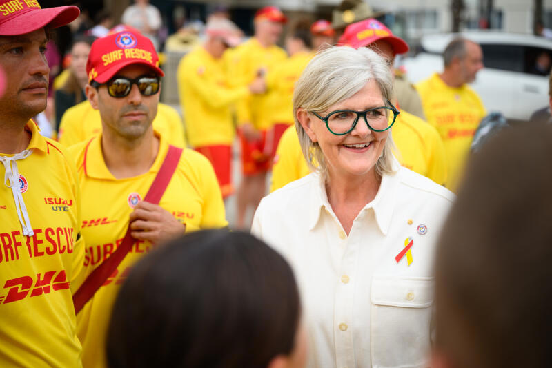 Governor-General Sam Mostyn also paid her respects.