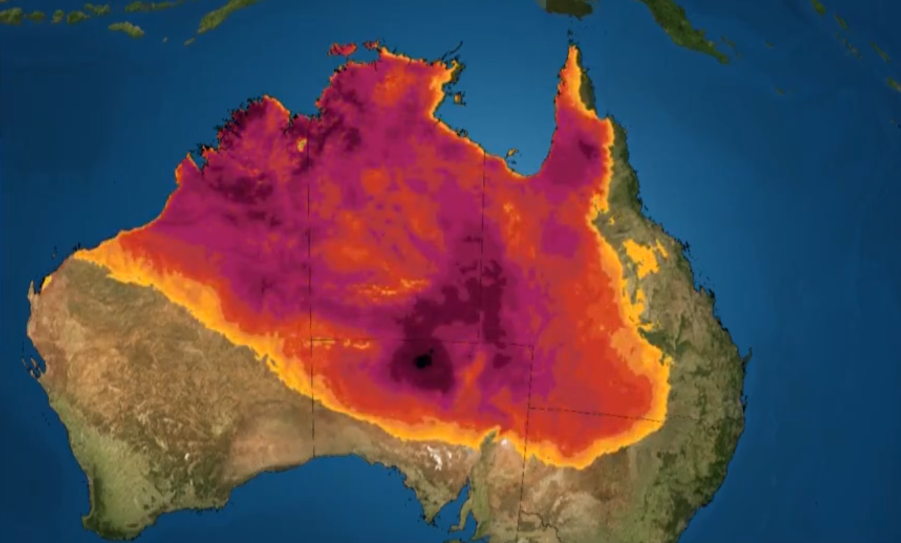 Scorching winter temperatures