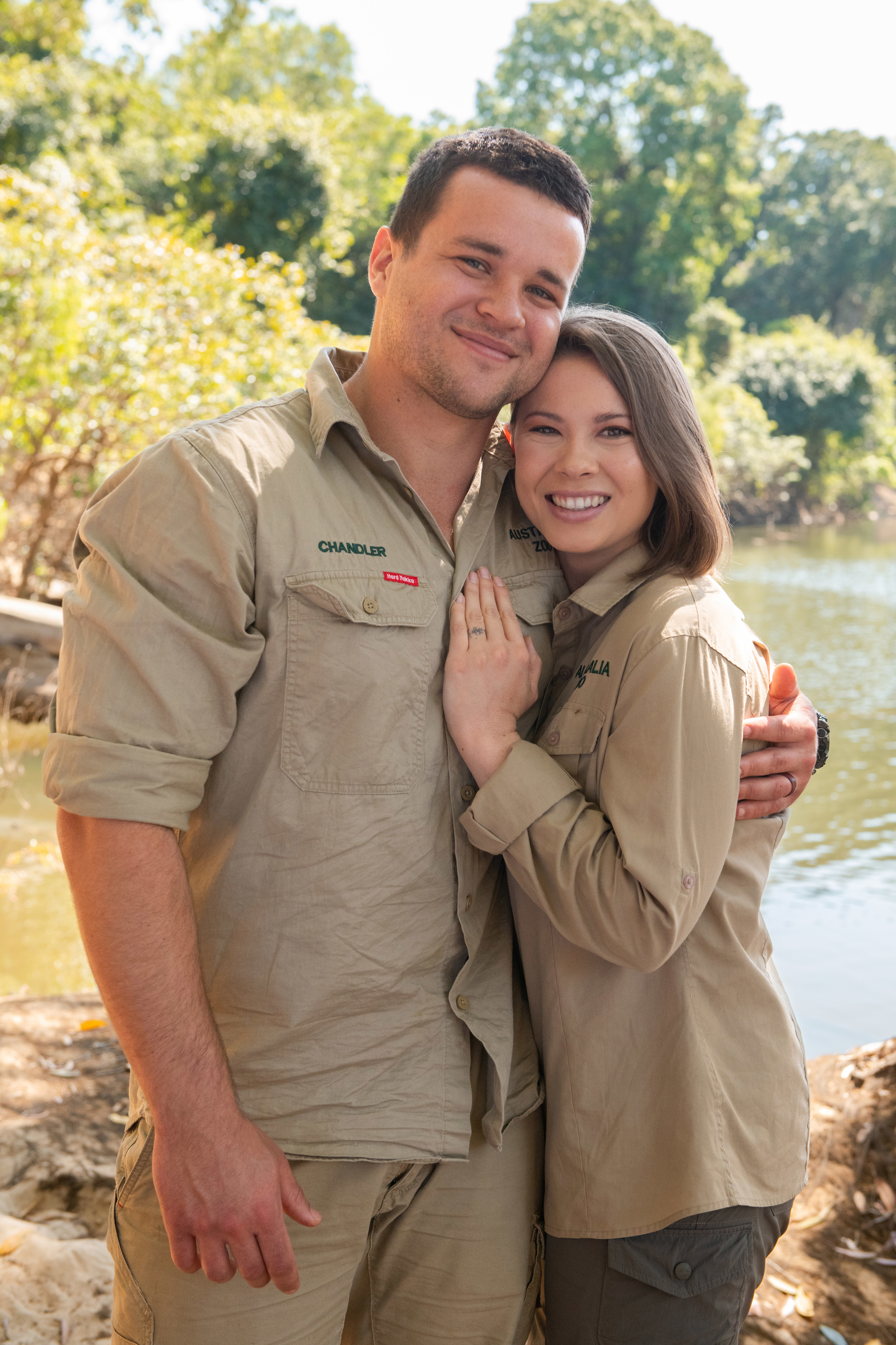 Bindi Irwin with husband Chandler Powell.