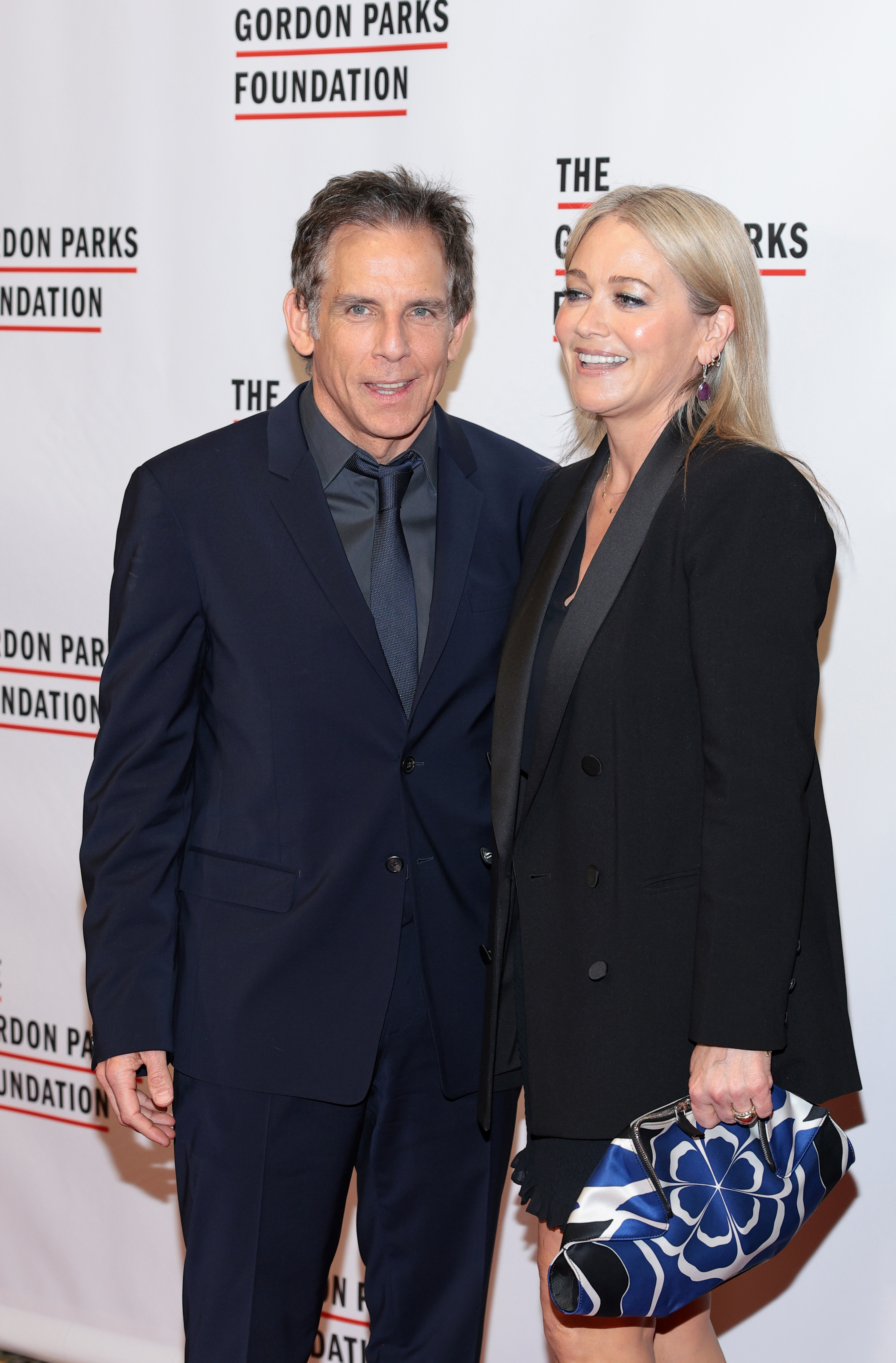 Ben Stiller and Christine Taylor