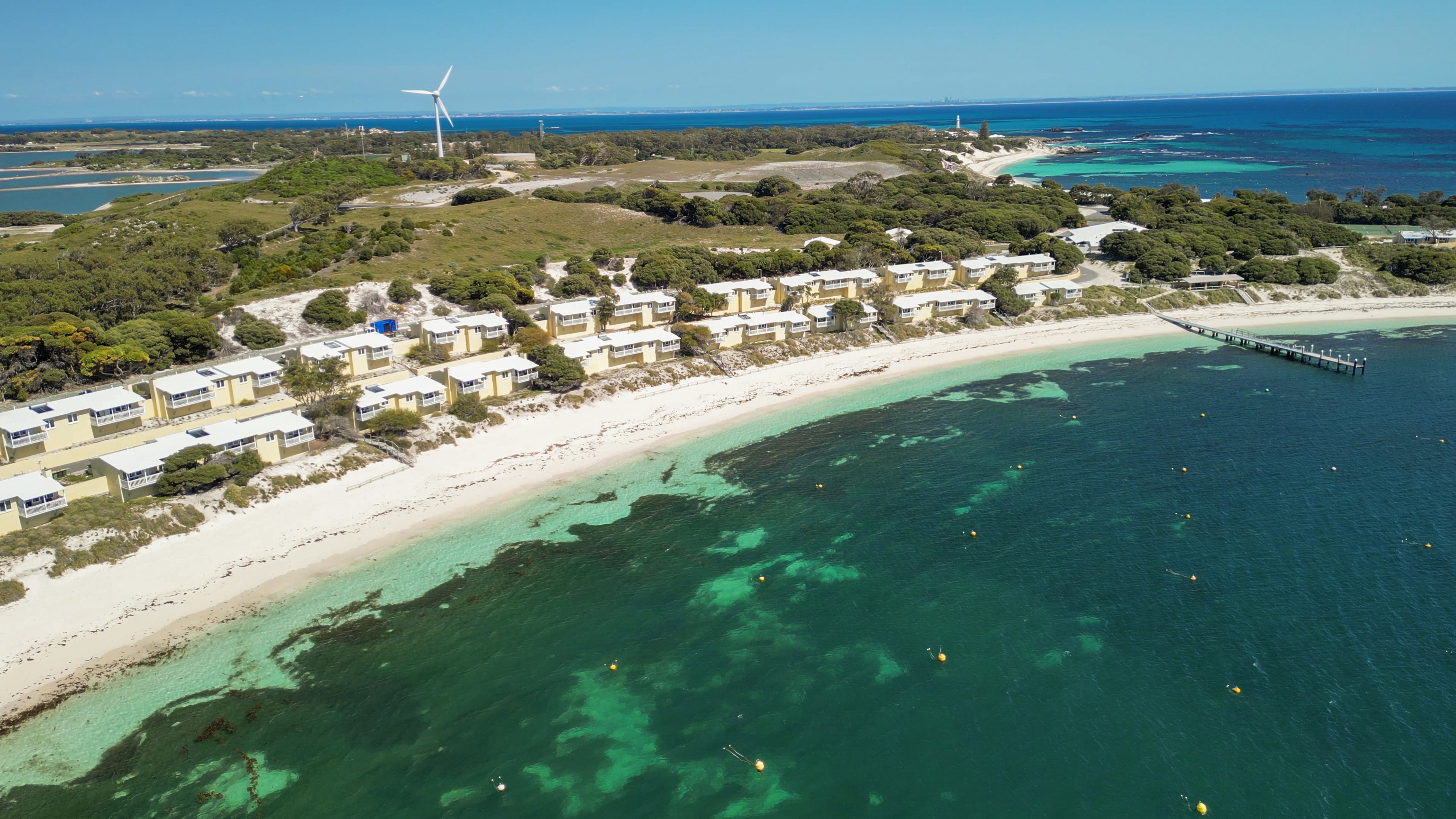 Rottnest Island is a popular tourist destination off the coast of the city of Perth﻿.