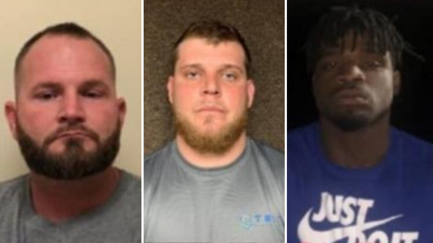 Beaux Cormier (left) is accused if hiring 25-year-old Andrew Eskine (middle) and 22-year-old Dalvin Wilson (right) to kill a woman who accused him of rape. 